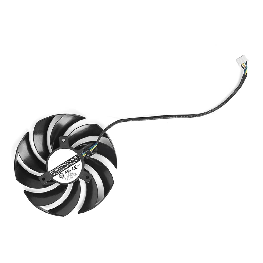 Rakstore PLD10010B12HH 95mm Graphics Card Cooling Fan Replacement for MSI RTX 3060 RTX 3060 Ti Gaming X Quiet Cooler Fan (A)