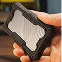 FATBEAR Sturdy Rubber Bumper Case for Western Digital WD My Passport SSD Portable External Hard Drive Heavy Duty Shockproof Frame Protection Case
