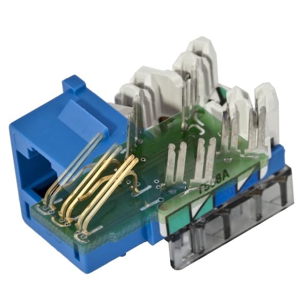 Jack, White, Cat6, Rj45