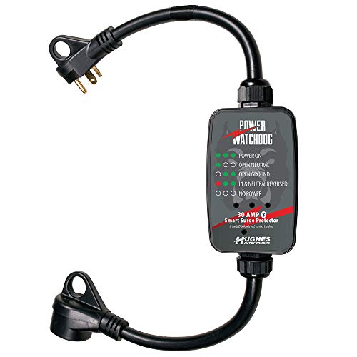 Power Watchdog PWD30, Bluetooth Surge Protector, 30 Amp, Portable, 14 Inch