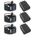 Samsung Super Fast Charger,3 Pack Type C 25W USB C Wall Charger Fast Charging with 10FT Long Type C to C Cable for Samsung Galaxy S26