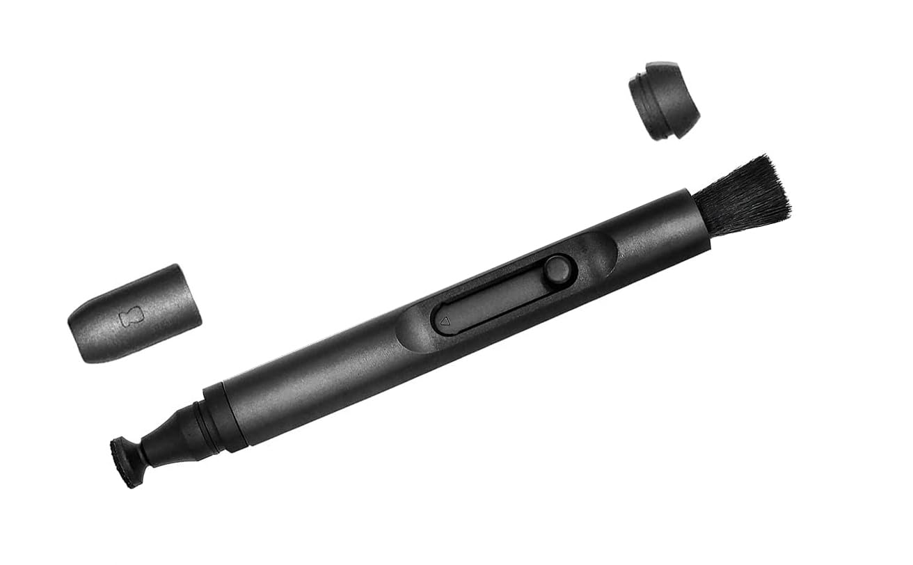 UES Double-Ended Lens Cleaning Pen: Soft Brush and Nano Carbon Tip for Crystal Clear Optics Works with Camera Lens Binoculars Monocular VR headset
