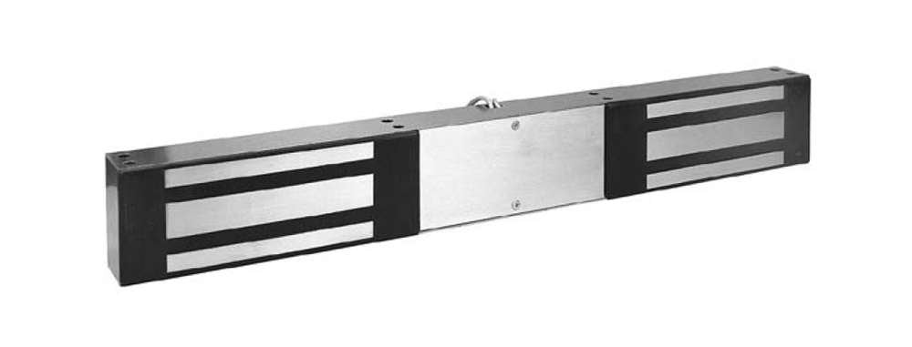 Securitron DM62 Maglock Double Door 1200Lb 12/24V, Satin Chrome