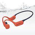 Rhyfell Swimming Headphones, IP68 Waterproof Bone Conduction Headphones, MP3 Mode 32GB Memory, 10H Playtime, Bluetooth 6.0, Open Ear Underwater