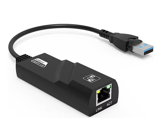 USB 3.0 Gigabit Ethernet Network Adapter, Compact Design, 1000 Mbps, Backward Compatible