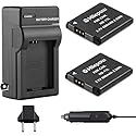 Mliepow NB-11L/NB-11LH Battery (2-Pack) and Charger kit Compatible with Canon PowerShot ELPH 190 is, ELPH 180, ELPH 110 HS, SX400 is, SX410 is, SX420