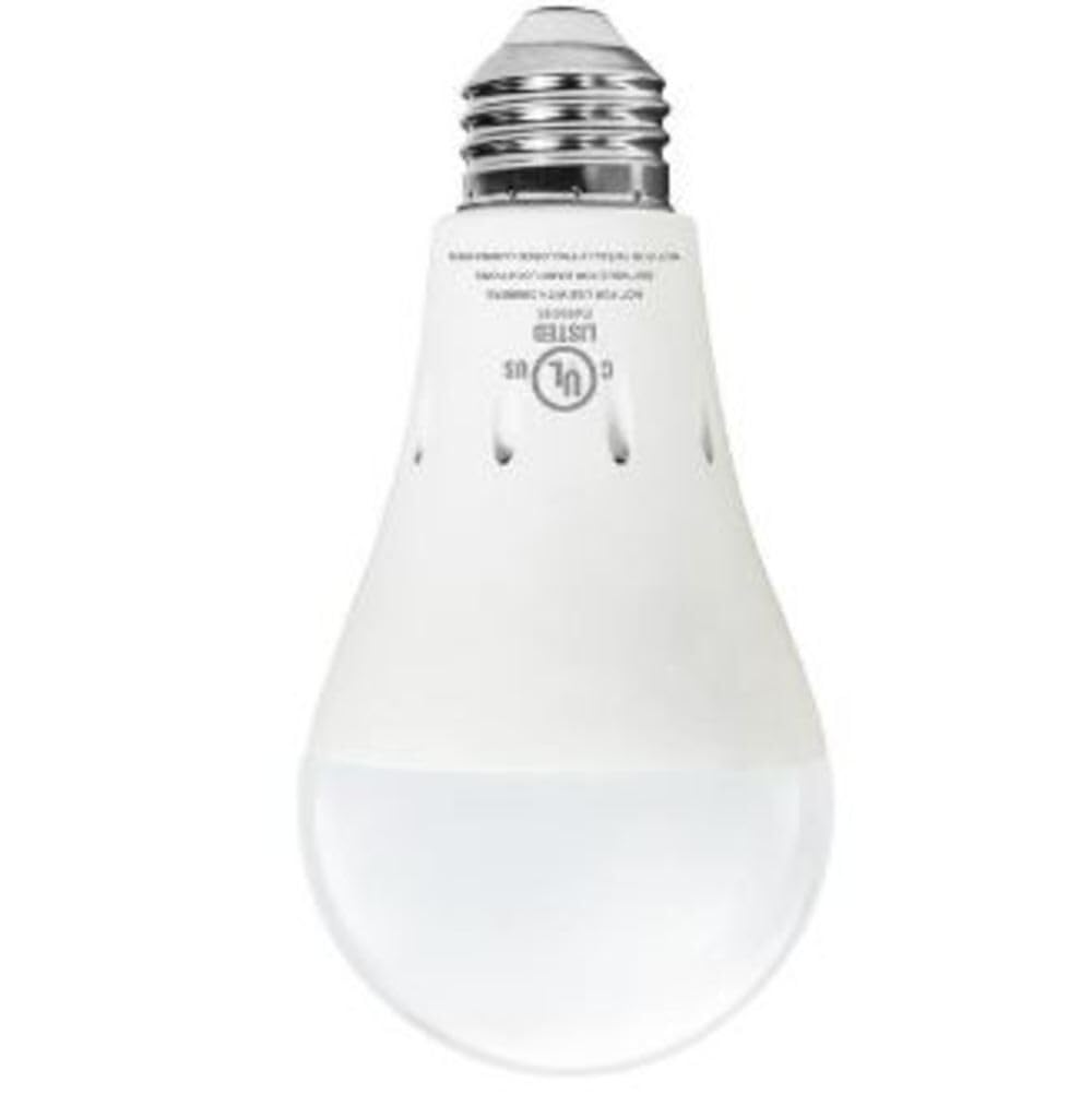 Bright Living 60W Equivalent A19 Led Light Bulb with Rechargeable Battery Backup