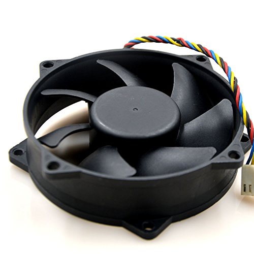 MZBYDLM KDE1209PTVX 12V 7.0W 92x25mm 4-Pin Circular Maglev Fan for Desktop Computer Case
