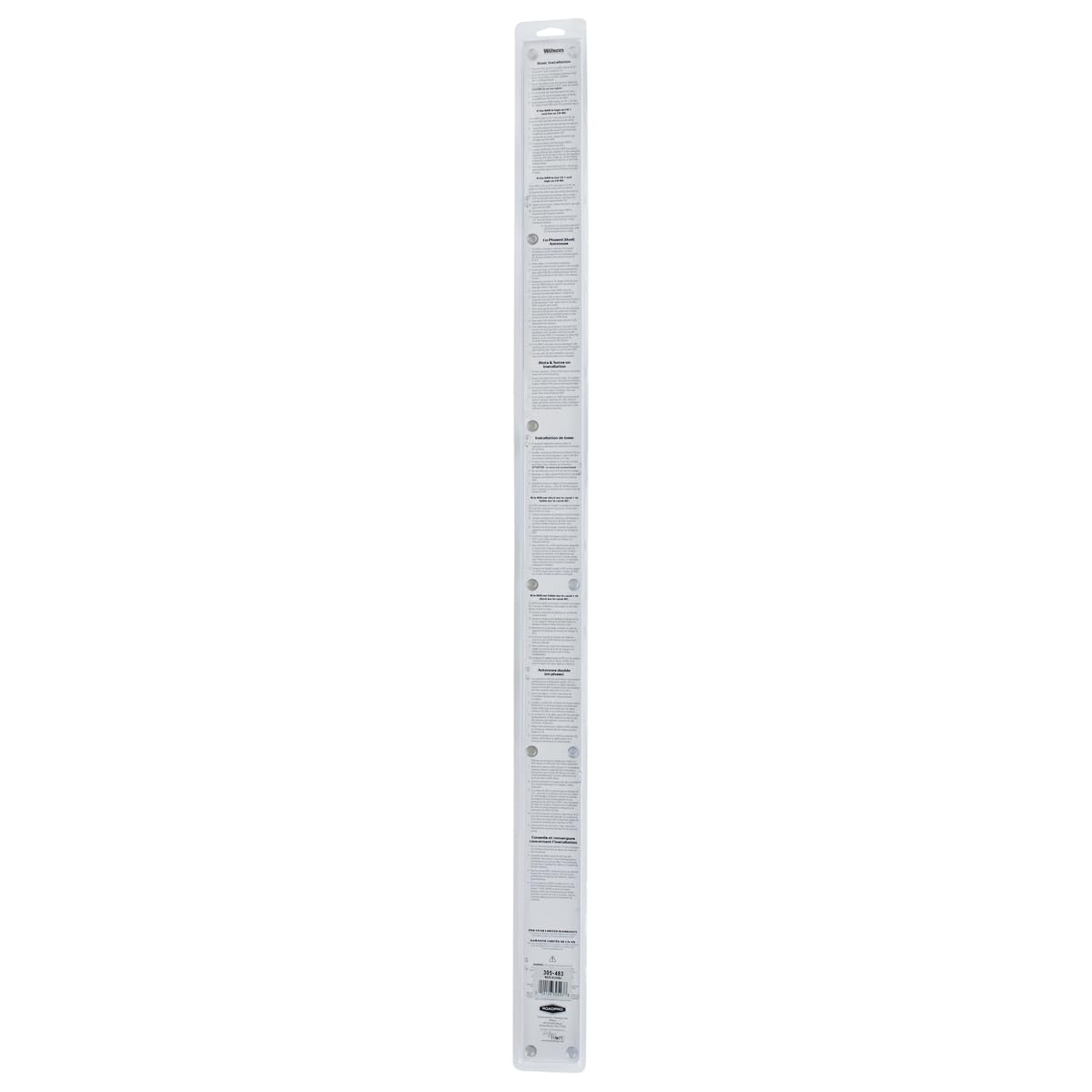 Wilson Antennas 305-483 CB Antenna Silver Load FGT Series 3FT Fiberglass Whip Antenna AM|FM Ready-Black
