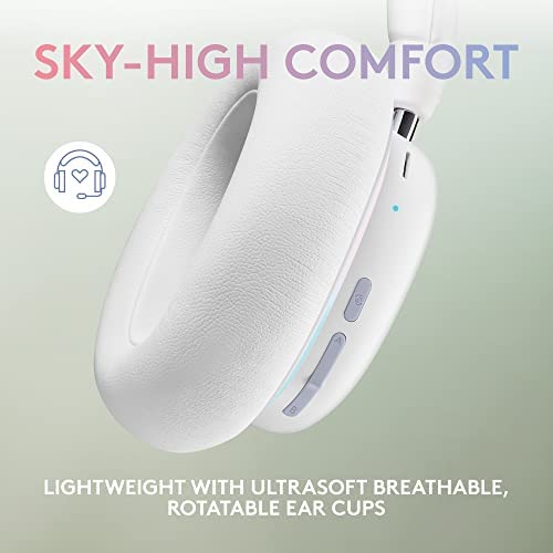 Logitech G735 Wireless Gaming Headset Customizable LIGHTSYNC - White Mist