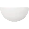 Capital Lighting 1680MW Crescent Opal Glass Wall Sconce, 1-Light 100 Watt, 5" H x 11" W, Matte White
