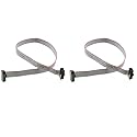 Treedix 2PCS IDC Ribbon Connector Flat Ribbon Cable Jtag Cable 1.27mm Pitch 2 Row 10 Pins Connector Female to Female Wires SWD Cable Length 200mm/7.87