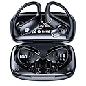 Caymuller Wireless Earbuds Bluetooth Headphones 48Hrs Play Back Sports Earphones with LED Display Built in Mic Deep Bass Stereo in Ear Waterproof…