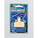 Trisonic 3-way Outlet Splitter Phone Telephone Modular Line Jack 3 Line Modular Jack