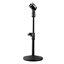 ZRAMO Desk Top Adjustable Stand for Retro Microphone Large Size Microphone, come with Two Clip (not Including any Mics)