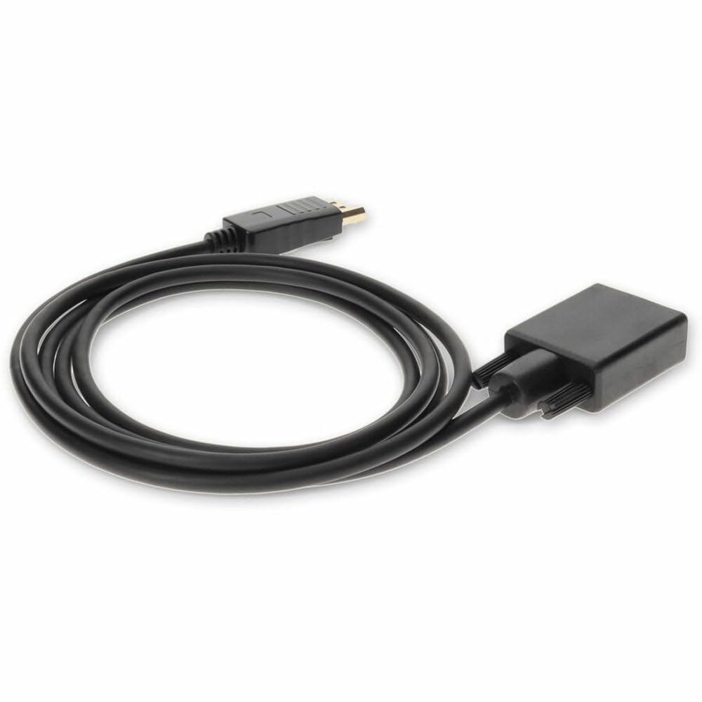 AddOn 1.82M (6.00Ft) Displayport Male to Vga Male Black Adapter Cable
