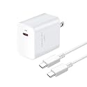 iPhone 16/16 Pro Max Super Fast 45W Type C Charger - 6ft Cable, Galaxy S24 Ultra, iPad Pro Compatible