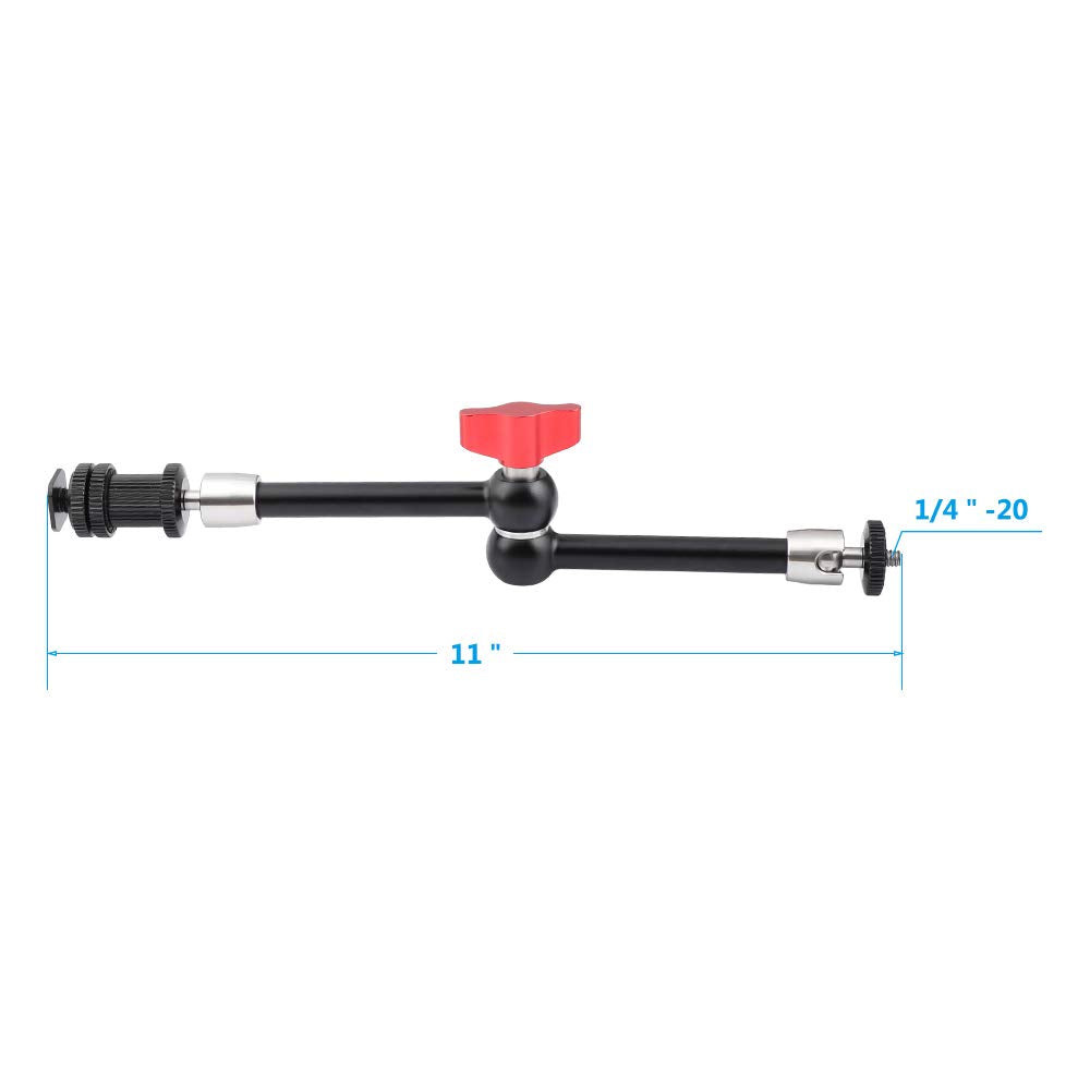 Kayulin 11inch Articulating Magic Arm for Universal Camera Accessory