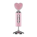 Yamnweo ES-520 USB Gaming MIC Kit, Pink Desktop Microphone, Cardioid Fine Microphones, Dynamic PC Microphone for Streaming Podcasts, Mute Button, Live