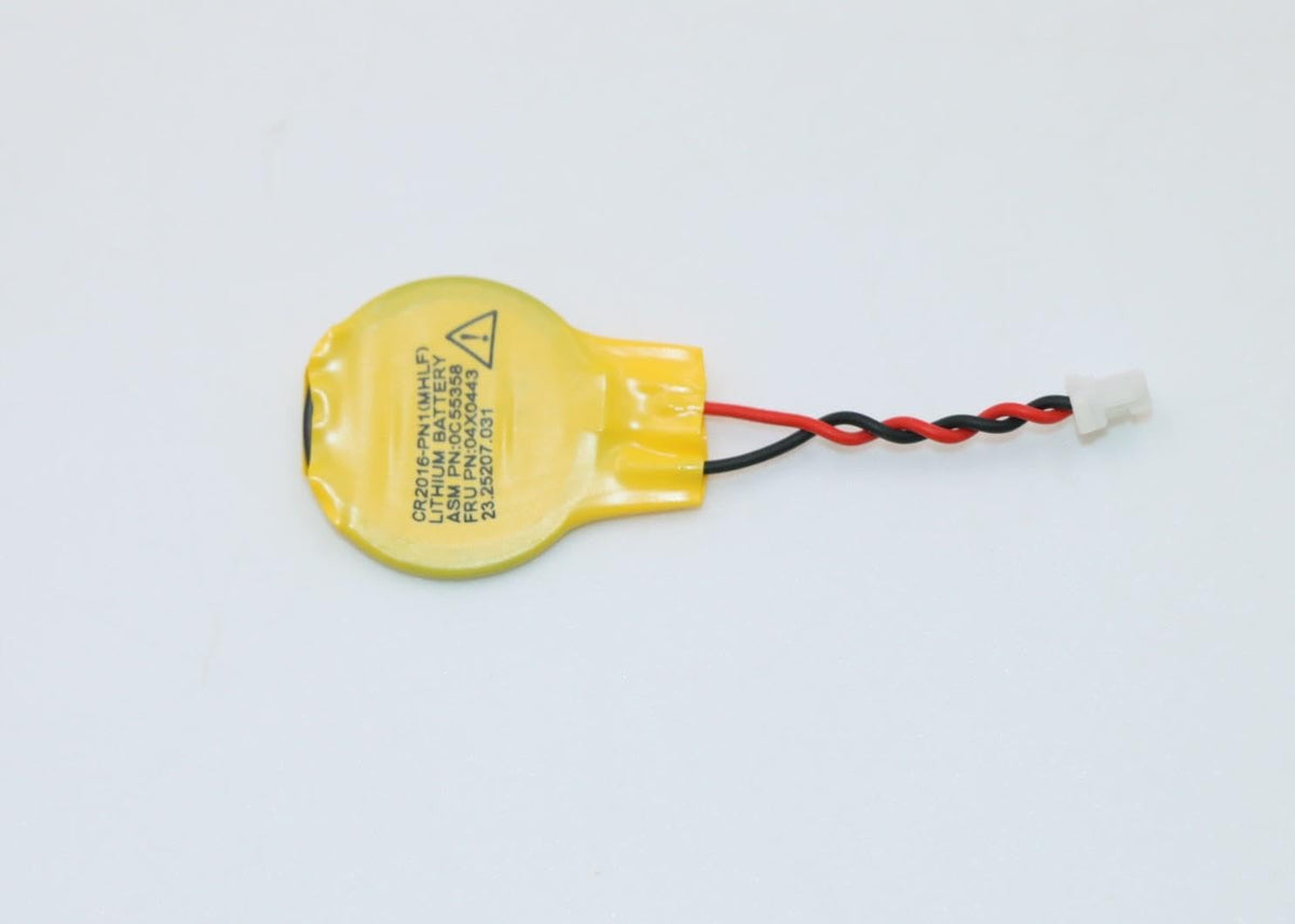 Lenovo 04X0443 Genuine OEM CMOS Battery 92P1229 RTC, 1C, 3V, Li-Ion, CR1620