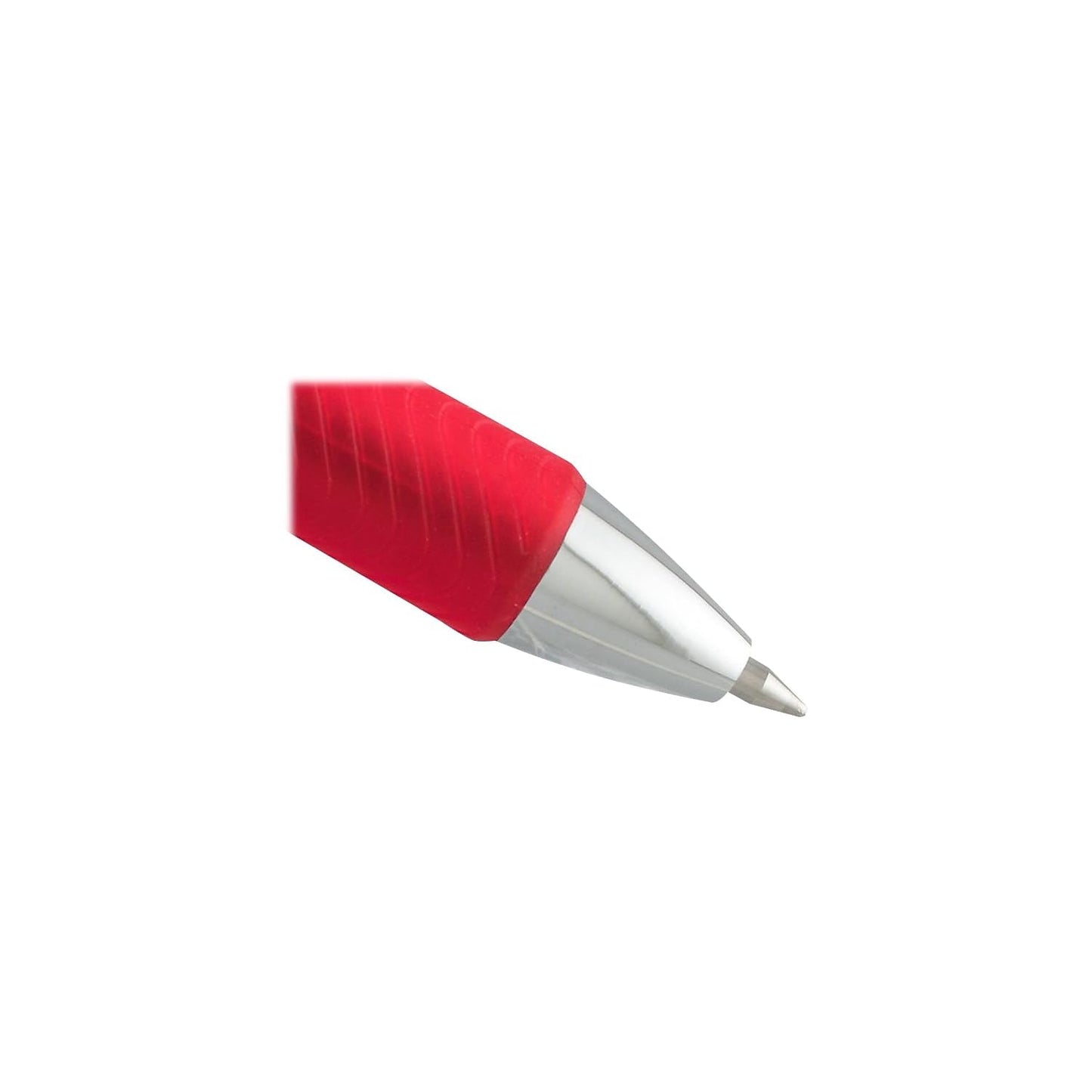 Pentel EnerGel RTX Retractable Liquid Gel Pen (0.7mm), Medium Line, Metal Tip, Red Ink, Pack of 3 (BL77BP3B)