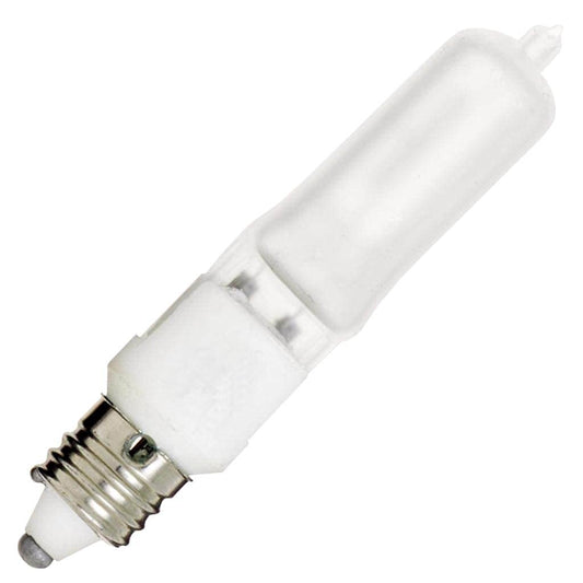 Satco S1915 75W 120V T4 Dimmable Halogen Light Bulb with Mini Base Frosted