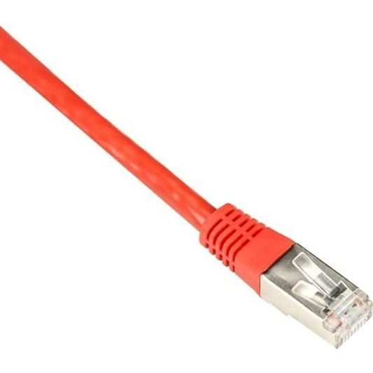 Black Box CAT6 250MHZ STR SFTP PVC MLD SLM RD 15FT