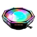 TRONWIRE TW-32 RGB LED CPU Cooler Aluminum Heatsink 4-Pin PWM 120mm Fan with Thermal Paste for Intel AMD Universal Socket 1200 1151 1150 AM5 AM4