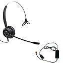 XS 820 Direct Connect Telephone Headset with Inteli Cord Compatible for VVX and SoundPoint Telephones: VVX150, VVX201, VVX 250, VVX300, VVX310, VVX