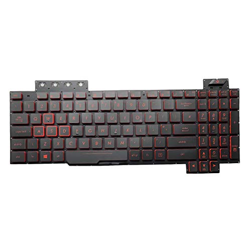New US Black English Backlit Laptop Keyboard (Without palmrest) Replacement for Asus TUF Gaming FX504 FX504GD FX504GE FX504GM Light Backlight