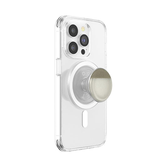 PopSockets Phone Grip for MagSafe, Magnetic Holder, Phone Stand, Enamel - Coconute Cream