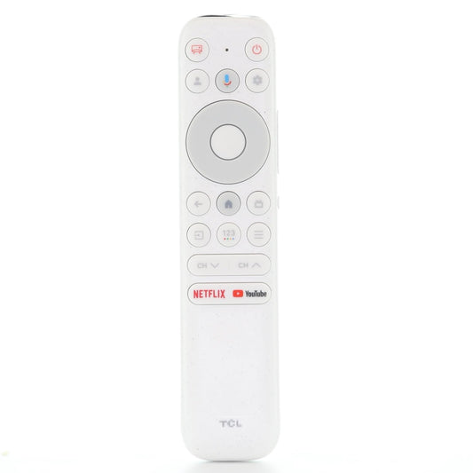 Dan's Originals RC902N / FER1 TV Remote Control with Voice for TCL NXTVISION Google Tv's | White | Netflix | YouTube - G0401-000232