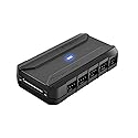 Thermaltake Commander FP SATA Powered 10 Port 4-Pin PWM Fan Hub AC-023-AN1NAN-A1, 3.2 x 1.7 x 0.7 inches