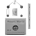 Mount World ML3 Ultra Slim Flush Wall Mount (0.5 Inch From Wall) for Fit VESA 200X100 200X200 Dynex Insignia Sylvania Sanyo Magnavox Westinghouse