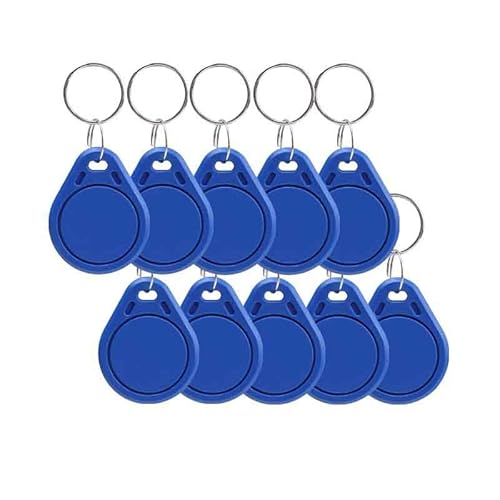 20 PCS 13.56 MHz UID Writable Rewritable Clone IC Smart Keychain, Compatible with MIFARE Classic 1K, RFID Blank Tag for Access Control Key Tag