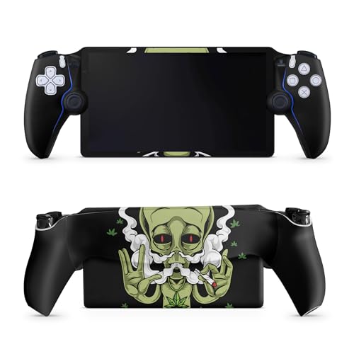 Gaming Skin Compatible with PS5 Portal Remote Player - Come in Peace - Premium 3M Vinyl Protective Wrap Decal Cover - Easy to Apply | Crafted in The
