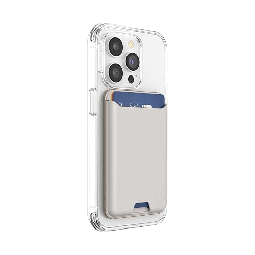 PopSockets Softgoods Phone Wallet and Adapter Ring for MagSafe, Phone Card Holder, Wireless Charging Compatible, Wallet Compatible with MagSafe®