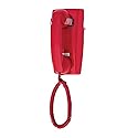 Cortelco 255447-VBA-NDL Mini Wall No dial Red