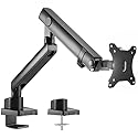 VIVO Premium Aluminum Full Motion Single Ultrawide Monitor Desk Mount Stand with Lift Engine Arm, Fits Screens up to 40 inches, STAND-V101BB