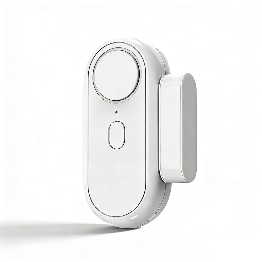 120dB Door Window Alarm - 6 Modes Burglar Alarm & Doorbell Chime, Magnetic Sensor Door Alarm When Opened, Wireless Home Security Alarm for Kids