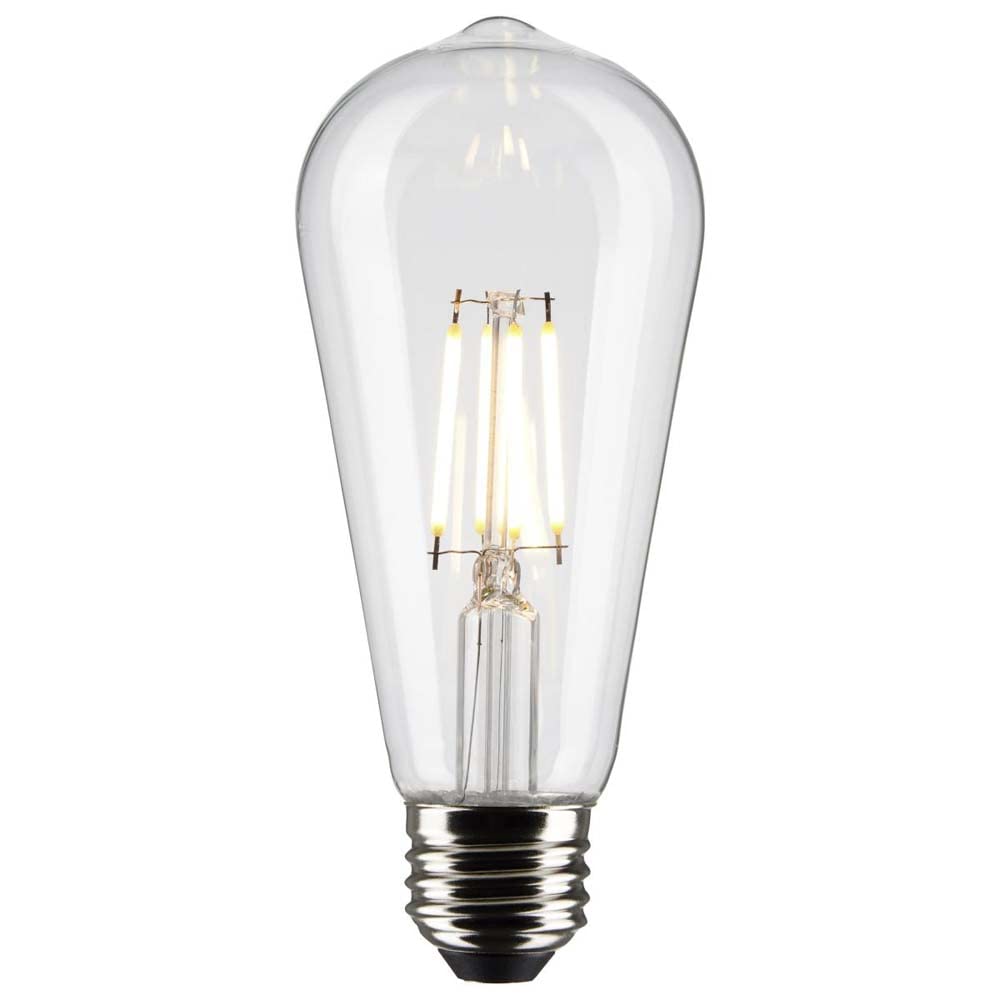 Satco 6Pk 5w ST19 LED 2700K Medium Base Dimmable - 40w equiv