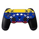Protective Vinyl Skin Decal Skin Compatible with Sony Playstation DualShock 4 Controller wrap Sticker Skins Venezuela Flag