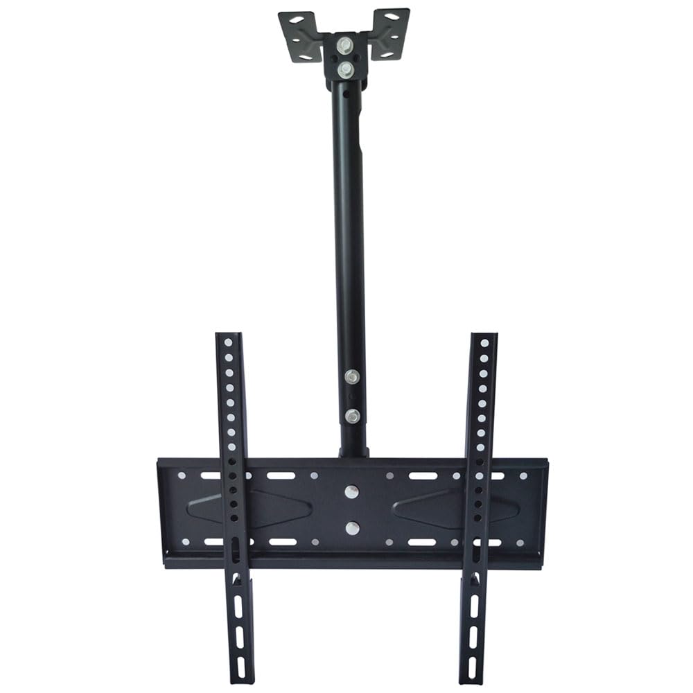 Yuarisx Ceiling TV Mount Adjustable Bracket Fits Most Plasma Flat Screen Display LED LCD OLED TVs 26 to 55 inch, Mounting Holes 400x400mm