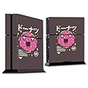 MightySkins Skin Compatible with Sony PS4 Console - Donut Kawaii | Protective, Durable, and Unique Vinyl Decal wrap Cover | Easy to Apply, Remove,