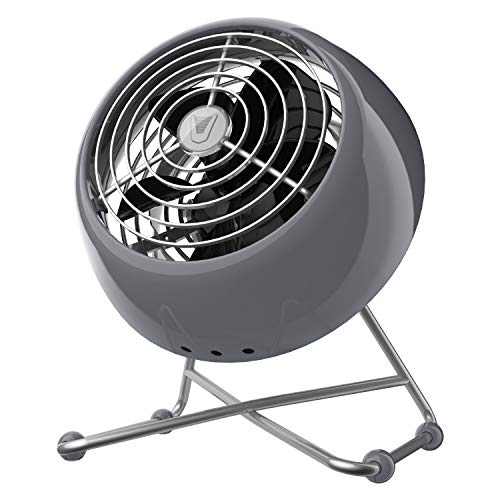 Vornado VFAN™ Mini Modern Personal Desk Fan with 2-Speed Control, Adjustable Tilt, Quiet Metal Air Circulator for Office, Bedroom, Dorm, Compact