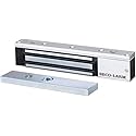 Seco-Larm E-941SA-300RQ Indoor Single Door Maglock, 300-lb (136kg) Holding Force, Stainless Steel Housing, No Residual Magnetism, MOV Surge