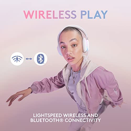 Logitech G735 Wireless Gaming Headset Customizable LIGHTSYNC - White Mist