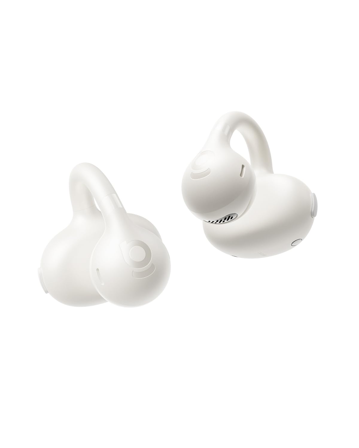 Baseus Bass BC1 Open Ear Earbuds Clip-On Headphones, Open-Ring Comfort with Tri-Curve Snug Clip, Powerful Sound with SuperBass, 4-Mic Clear Calls