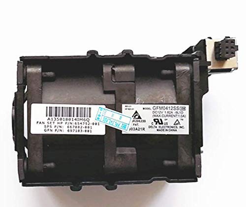 CCYO Replacement CPU Cooling Fan Compatible HP ProLiant DL360 G8 DL360E G8 DL360P G8 Fan Module Part Number P/N 654752-002 654752-003 667882-001