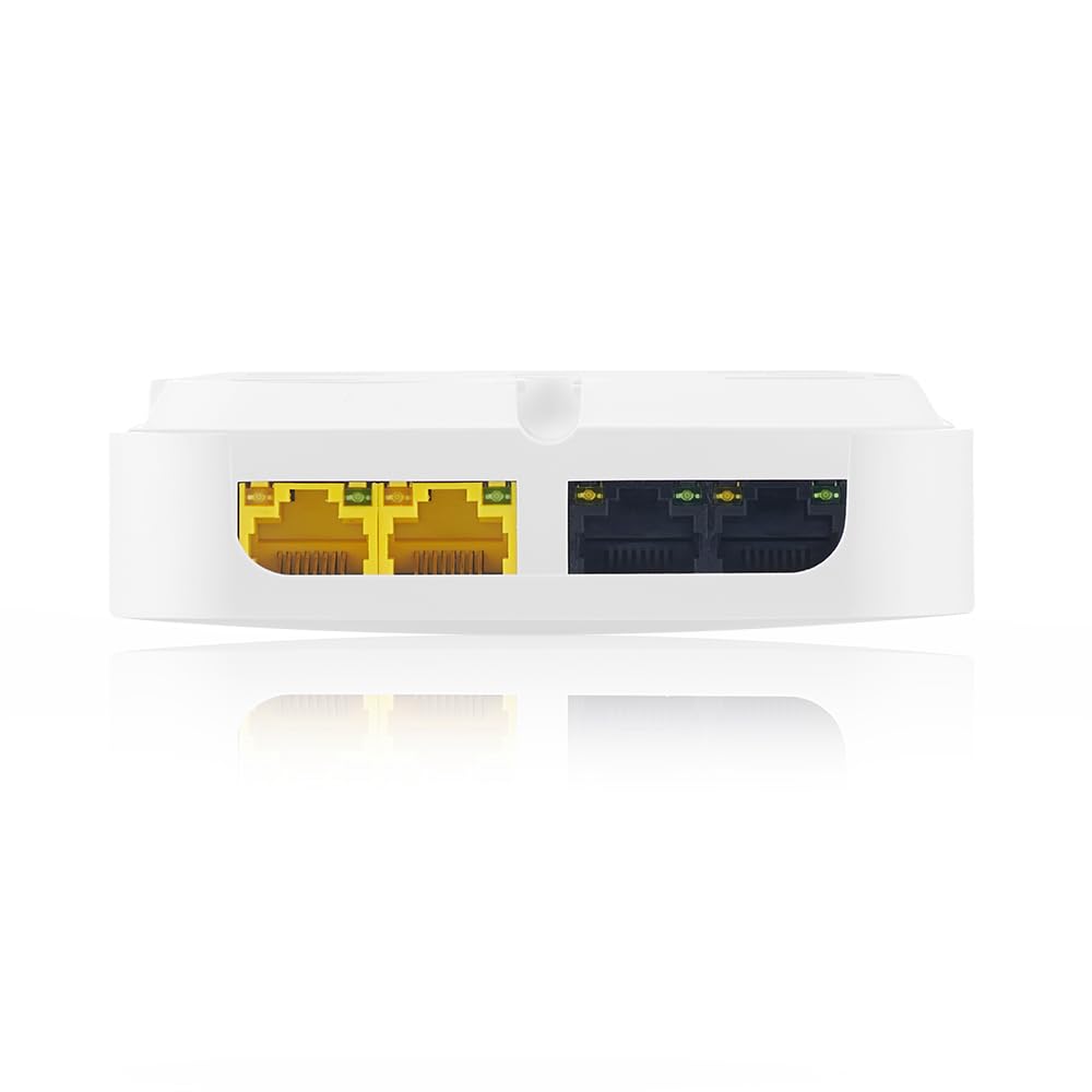 Zyxel WiFi 6 AX3000 Dual-Radio NebulaFlex Pro Wall-Plate Access Point | PoE+ [WAX300H]